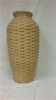 Large Wicker Vase 27"h