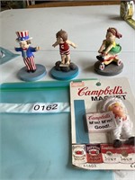 Campbell kid figurines