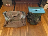 Hunter Seat & Camo Duffle Bag