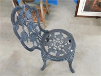 3 PIECE CAST IRON PATIO SET