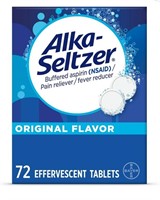 Alka-Seltzer Original Effervescent Aspirin Pain