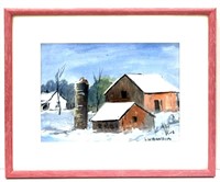 Louis W. Bonsib Original Landscape Watercolor