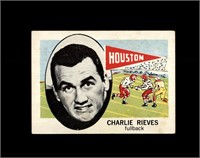 1961 Nu-Card #169 Charlie Rieves VG-EX to EX+