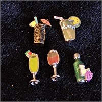 Origami Owl Charms - Drinks/Girls Night Out