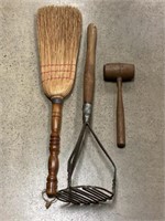 Masher, Mallet and Broom