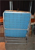 vintage foldable twin frame and mattress