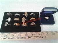 Job lot of costume jewelry , display not for sale