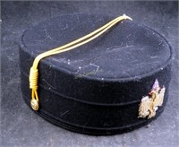 Vintage 32 Degree Masonic Scottish Rite Hat 7 1/2