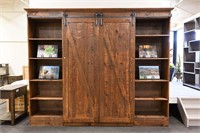 LARGE PINE RUSTIC TV UNIT