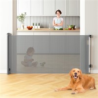 Retractable Baby/Dog Gate, 33x71 Inch