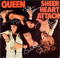 Queen signed Sheer Heart Attack album