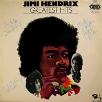 Jimi Hendrix Greatest Hits signed album