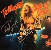 Ted Nugent signed State Of Shock album