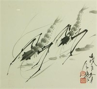 Zhang Zeming b.1965 Chinese Ink on Paper Framed