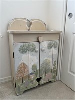 Painted Wood Cabinet