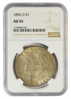 Choice AU 1896-O Morgan Dollar