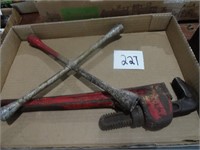 Tire Wrench and Pipe Wrench