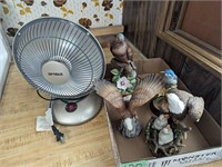 Fan, wildlife figurine's