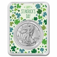 2024 1 Oz Silver Eagle St. Patrick's Day Card