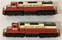 lot of 2 Atlas HO Train Engines