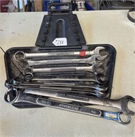 SEVERAL BOX WRENCHES - CRAFTSMAN 1" TO 1 1/2 "