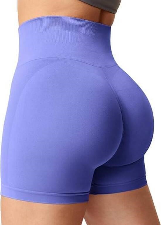 YEOREO Women's Seamless Scrunch Shorts