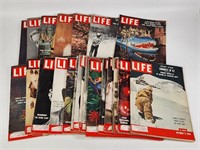 LARGE LOT OF LIFE MAGAZINE