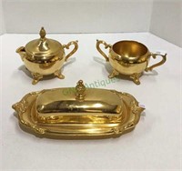 Three piece Ghoultown electroplated with 24k