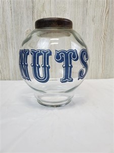 Nuts glass container