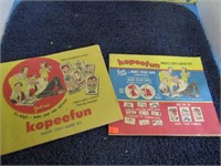 2-- 1962 KOPEEFUN MAGIC COPY PAPER KITS