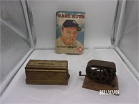 Vintage Thermostat, Babe Ruth  Book, magneto