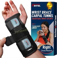 FEATOL Wrist Brace for Carpal Tunnel  Right