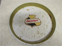 Falstaff beer sign tray.