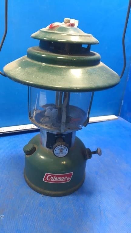73 green coleman lantern