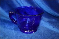 Cobalt Blue Glass Mixing / Measuring Cup (2 Cup)
