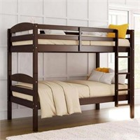 Better Homes Leighton Wood Twin Bunk Bed  Mocha