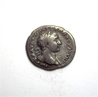 109 AD Trajan VF Denarius