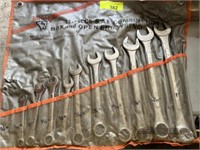 10pc combo wrench set 7/16"-1"