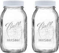 WFF4905  BALL/MEM WORLDSHOP Mason Jar - 32 oz (2 P