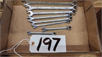 SK Combo Wrenches 1/4-9/16"