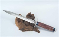 Kent Hix Hand Forged Custom 9" Dagger