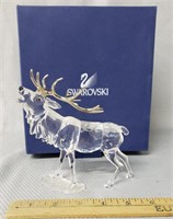 Swarovski Crystal Elk Sculpture