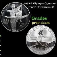 Proof 1995-P Olympic Gymnast Modern Commem Dollar