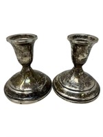 Towle Matching sterling silver candle holders