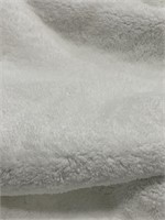 Large heavy white area rug