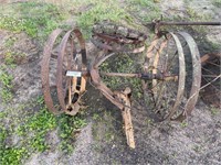 Single Plow Frame, Steel Axle