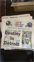 Variety of Pittsburgh sports newspapers