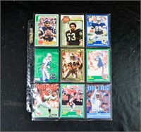 (9) NFL FOOTBALL CARDS LEGENDS Hall of Famers 2