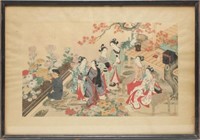 Nishikawa Sukenobu (Japanese,1671-1750)- Woodblock