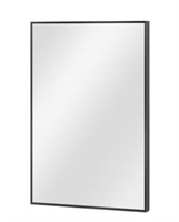 NEUTYPE Rectangle Black Modern Mirror 36"x24"